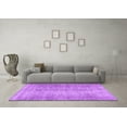 thumbnail image 3 of Ahgly Company Indoor Square Persian Purple Traditional Area Rugs, 6' Square, 3 of 4