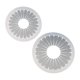 thumbnail image 4 of Juego de 2 piezas para hacer flores de cinta, decorativas, herramienta profesional para hacer 12 cm y 15 cm, 4 of 8