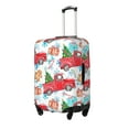 thumbnail image 2 of Haiem Watercolor Red Truck And Fir Tree Luggage Cover,Durable, Washable Suitcase Protector With Anti-Scratch Technology - Keep Your Luggage Looking New Medium, 2 of 9