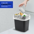 thumbnail image 7 of Stock Your Home Clear 2 Gallon Trash Bag (200 Pack) Un-Scented Small Garbage Bags for Bathroom, 7 of 7
