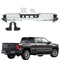 SEBLAFF For 2014-2018 Chevy Silverado GMC Sierra 1500 Chrome Rear Step Bumper Assembly
