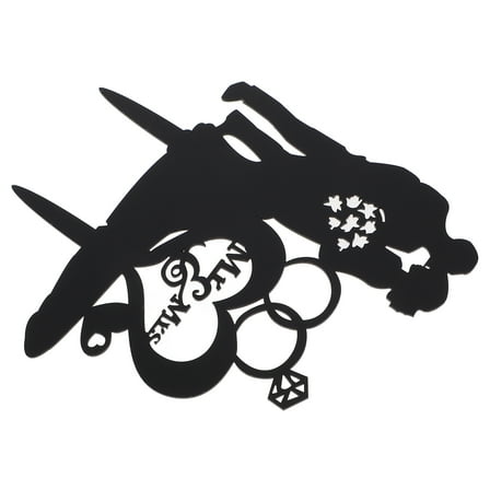 KALLORY Cake Toppers For Wedding Acrylic 1Set Romantic Elegant Wedding Cake Decoration