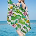 thumbnail image 3 of Txlixc Adorable alpaca cactus toallas de playa súper absorbentes de fibra ultrafina toallas de baño Txlixc moda, 3 of 6