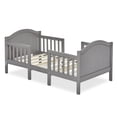 Dream On Me Portland 3 in 1 convertible Toddler Bed, Steel Grey