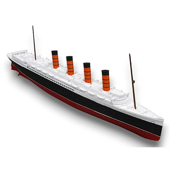 RMS LUSITANIA Model - Highly Detailed Historically Accurate No Assembly Required - 1 Foot in Length