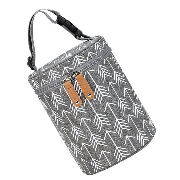 LOLIPPYY Baby Bottle Travel Cooler Rectangular Insulation Grey 1Pack