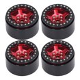 thumbnail image 1 of 4 PCS RC Car Wheel Hub 2.2in 12mm Hex Drive Aleación de aluminio 36mm Espesor Metal Wheel Hub para 1/10 Crawler Car, 1 of 8