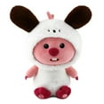 thumbnail image 1 of Small Rubybeaver Cross-dressing Plush Doll Soft Comfy Pp Cotton Hugging Doll Gift For Birthday Christmas-HAPDEN, 1 of 1