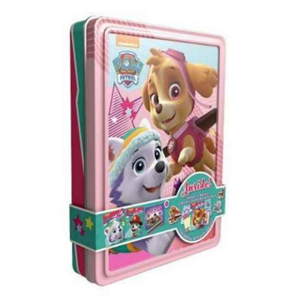paw patrol tin activity set