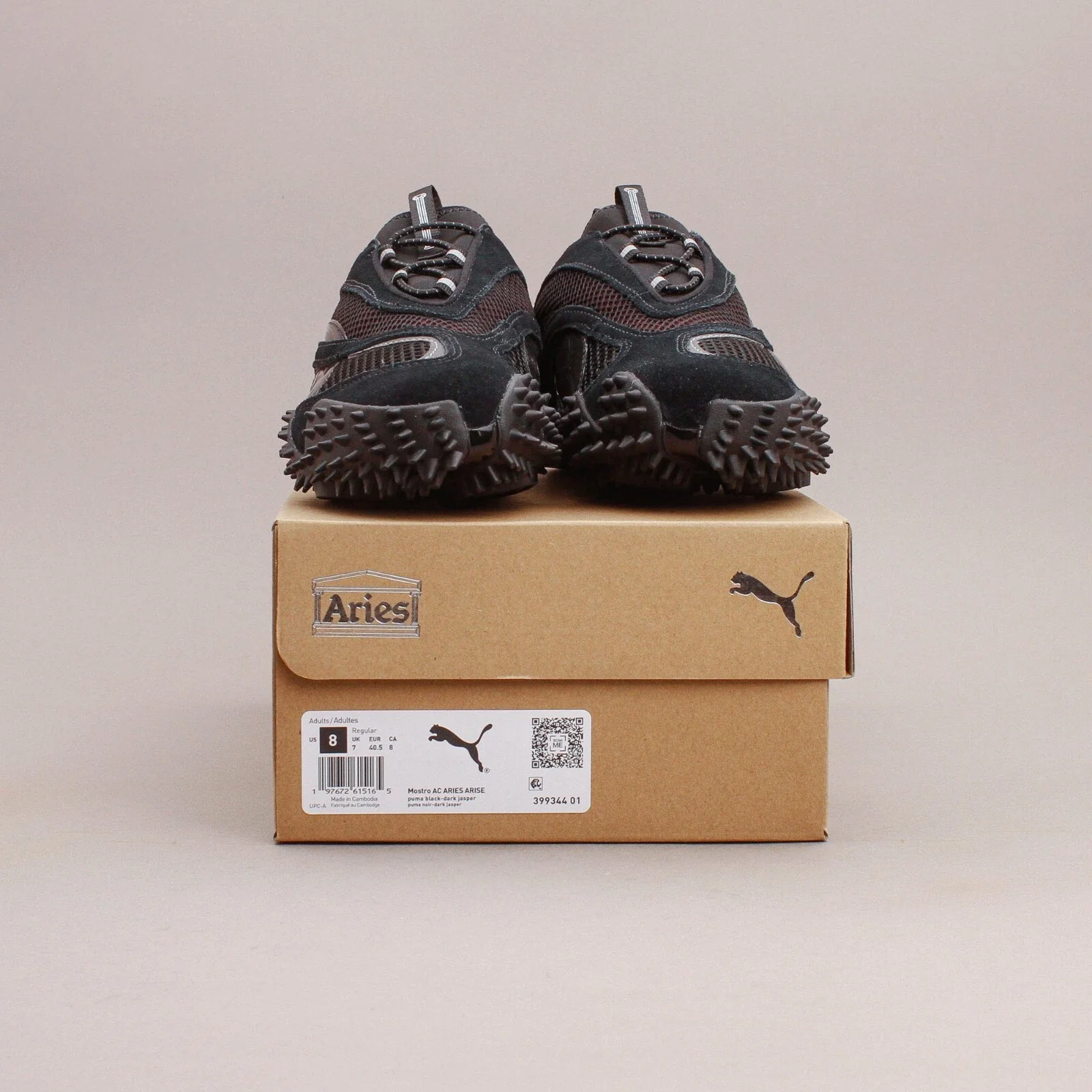 Puma x Aries Mostro AC Black Dark Jasper New Men Limited