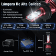 thumbnail image 3 of Kit De Faros Delanteros Led H4 Luz Alta Y Baja 70w Rojos, 3 of 5
