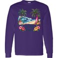 thumbnail image 3 of Inktastic Aloha Hawaii Tropical Beach Surfboard Design Long Sleeve T-Shirt, 3 of 5