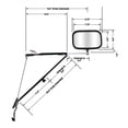 thumbnail image 2 of CIPA 11650 Deluxe Door Mount Mirror, 2 of 2