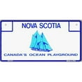 thumbnail image 1 of Smart Blonde BP-125 Nova Scotia State Background Novelty Bicycle License Plate, 1 of 1
