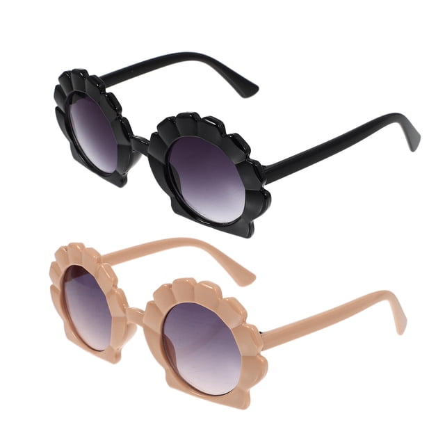 unbranded 2Pares Gafas De Sol Personalizadas Decorativas En Negro Para Foto Y