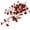 Wine, variant on Linnome Large Trailing Artificial Autumn Morning Glory Hanging Bush Cascading Floral Cluster for Porch Railing Eave Fall Thanksgiving Outdoor Decor