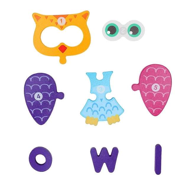Wooden Animal Puzzles Color Cognition Intellectual Development Embedded Smoother Edges Toddler Puzzles for Home Toys