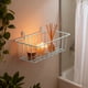thumbnail image 4 of Cesta de almacenamiento metálica para la pared – Estante organizador colgante de hierro blanco o negro, cocina, baño y estantería de dormitorio para especias y artículos de aseo, soporte moderno, 4 of 6