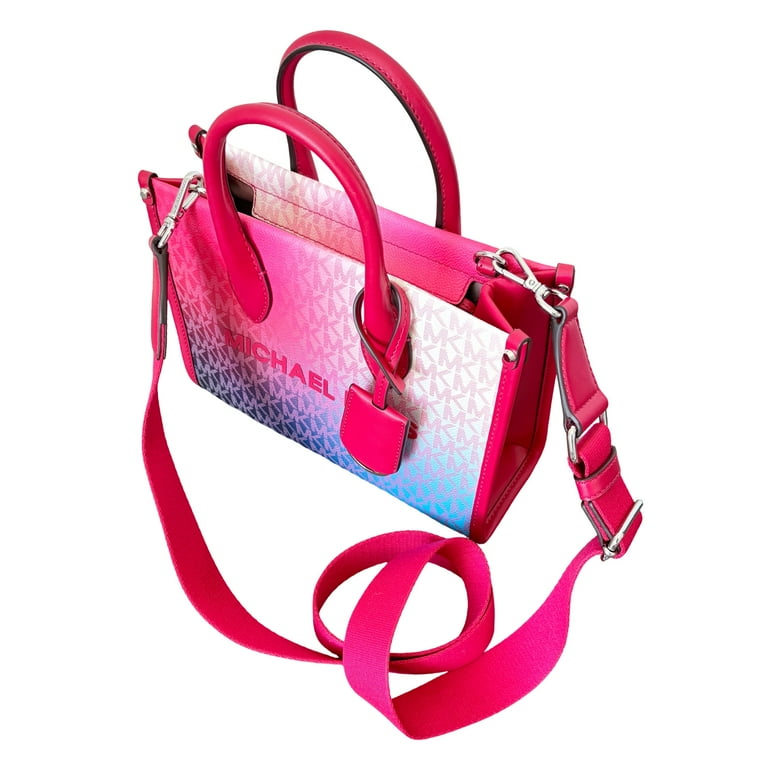 Michael Kors Women's Mirella Small Ombré Signature Logo Satchel
