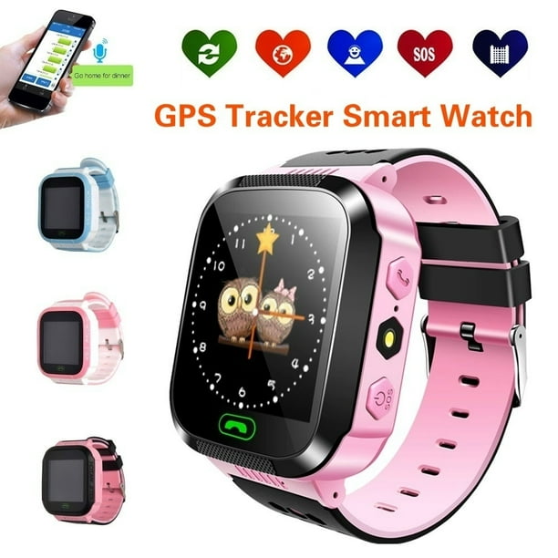 Q528 Smart Watch with LBS GSM Locator Touch Screen Tracker SOS for Kids Children - Walmart.com