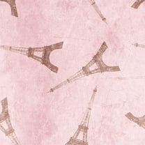 Cotton Eiffel Tower Allover Paris France Travel Tourists Attractions Ooh-La-La Jo Moulton Pink Cotton Fabric Print By the Yard (1401-14578-332)