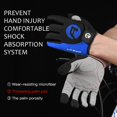 thumbnail image 2 of Guantes de ciclismo con dedos completos para exteriores, antideslizantes, para hombres y mujeres, guantes de montar, guantes de ciclismo con protección solar para deportes de verano, 2 of 10