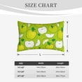 thumbnail image 6 of EasygdpGreen Apple Polyester Fiber Double-Sided Pillowcase,Super Soft,Comfortable And Luxurious Pillowcase,Not Easy To Break Or Deform- 20"X30", 6 of 9