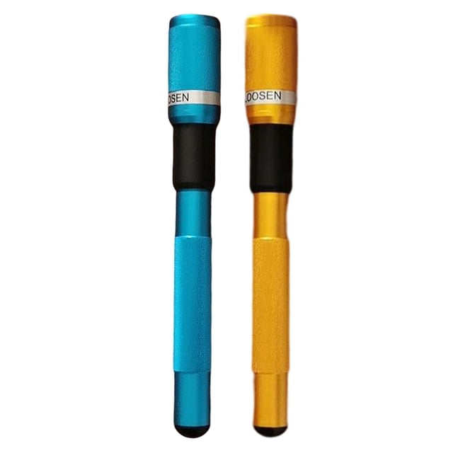 Extensión telescópica Sunnimix para tacos de billar alargador de extremo 2 uds amarillo azul