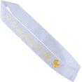 thumbnail image 3 of Brosash Grandma To Be Sash - White with Gold Letters - Adorable Baby Shower Sash for Expecting Grandma, 3 of 4