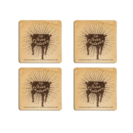 Harry Potter (The Leaky Cauldron) Hardboard Coaster Set