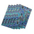 thumbnail image 1 of Yuarrent Paquete de 5 telas de algodón, bolso de hombro a medida, costura de tela cuadrada Floral, accesorios de artesanía de retazos para el hogar, Artesanía tipo 14 Yuarrent HA062149-13, 1 of 6