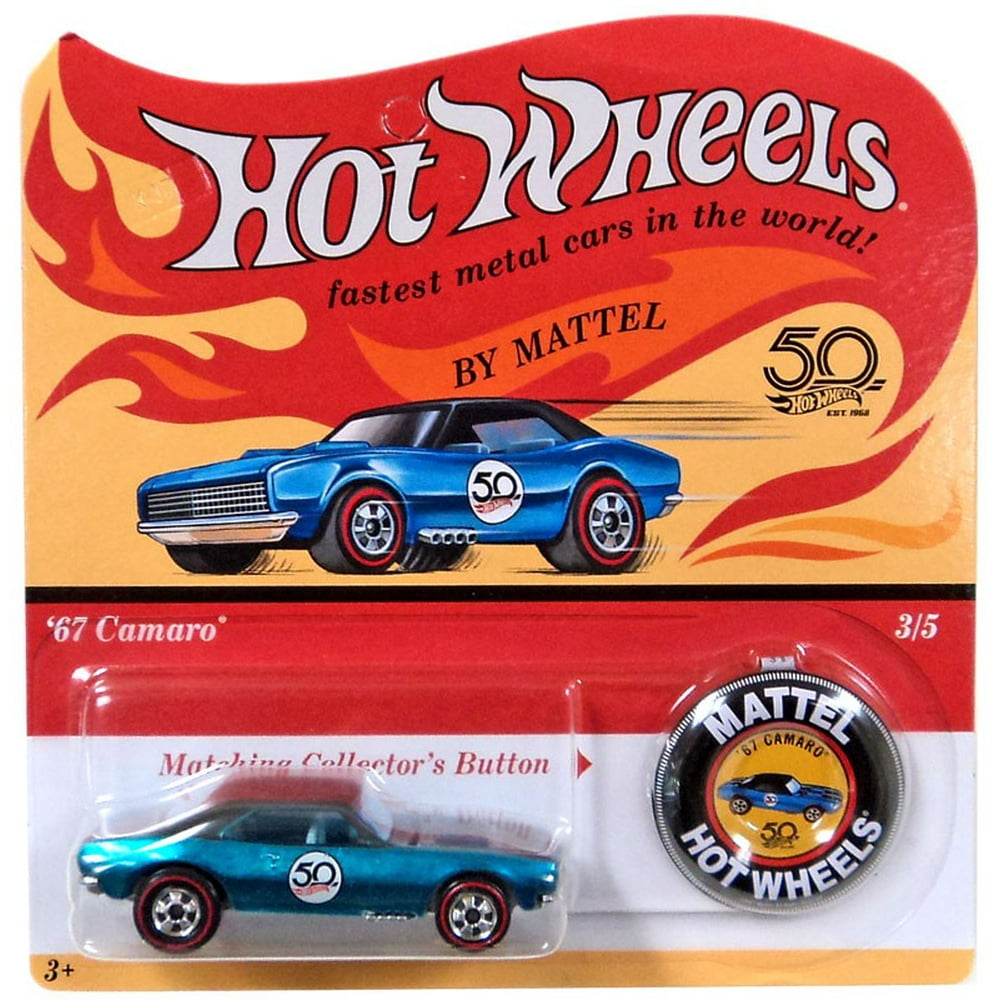 Hot Wheels 50th Anniversary '67 Camaro Die-Cast Car - Walmart.com