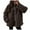 Brown, variant on larppty Winter Coats for Women Shaggy Fur Jacket Fuzzy Shearling Zip Up Oversized Warm Shacket Outwear (Khaki, M)