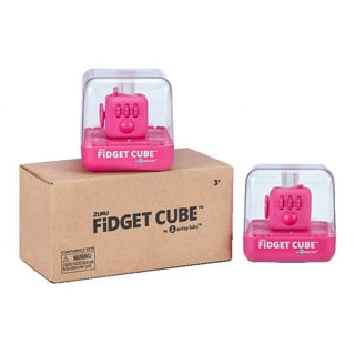 Fidget Cube Anti Stress Enfant Adulte - Fidget Toys Anti Stress Anxiety  Object - Jouet de décompression avec 6 modules apaisants (arc-en-ciel)