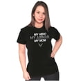 thumbnail image 4 of US Air Force Airman My Hero My Mom Women's T Shirt Ladies Tee Brisco Brands S, 4 of 5