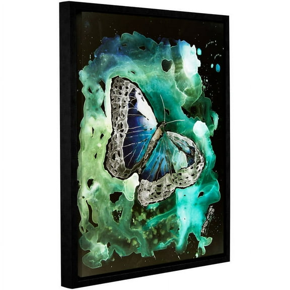 ArtWall Derek Mccrea "Digital Monarch Butterfly" Gallery-wrapped Floater-framed Canvas