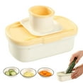 thumbnail image 2 of Garlic Press Grater Tool Manual Garlic Grinder Multifunctional Garlic Garlic Planer Tool With Vegetable Slicer For Garlic Kitchen Gadget,Yellow Kitchen Garlic Press, 2 of 8