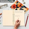 thumbnail image 4 of FORMRS 1-Subject Spiral Notebook 8" x 5" College Ruled 60 Refillable Sheet, Flowers Pattern, 4 of 7