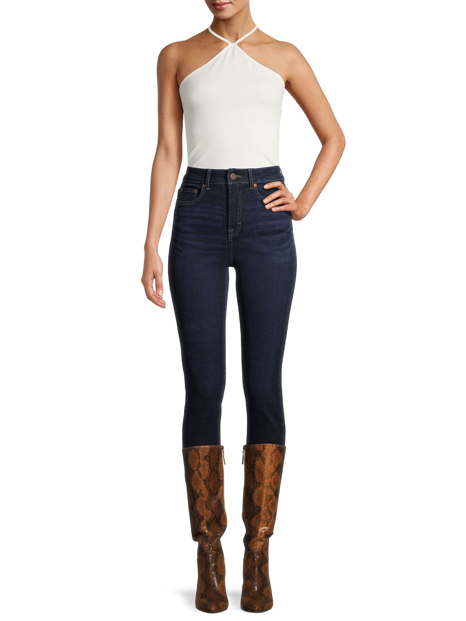 Liv u0026 Lottie Junior' Y-Neck Halter Top - Walmart.com