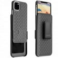 thumbnail image 4 of Case Belt Clip & Privacy Screen Protector for iPhone 11 Pro Max ONLY - Holster Swivel Cover Kickstand + Tempered Glass Curved Anti-Spy Anti-Peep Combo, 4 of 13