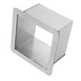 thumbnail image 1 of Garbage Chute Counters Trash Grommet Pan Ring Molds Stainless Steel Grommets Kitchen Metal Square Desk, 1 of 5