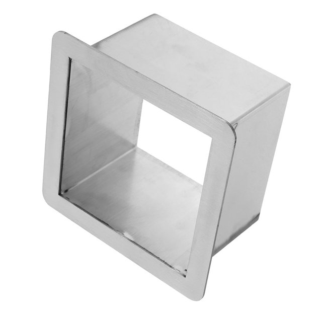 Garbage Chute Counters Trash Grommet Pan Ring Molds Stainless Steel Grommets Kitchen Metal Square Desk