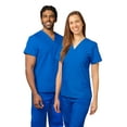 thumbnail image 2 of Adar Universal Unisex Scrubs - V Neck Tunic Scrub Top, 2 of 7