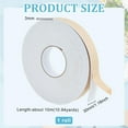 thumbnail image 6 of 10m White Foam Seal Strips Tape 30mmx3mm High Density Foam Weather Stripping for Furniture Cars Speakers Sports Equipment DIY, 6 of 9
