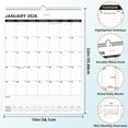 thumbnail image 3 of Calendario de Pared Dayvorax 2026-2027 22x15 cm con Papel Grueso, 3 of 7