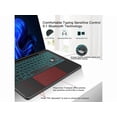 thumbnail image 5 of Type Cover for 13 inch Microsoft Surface Pro 9 / Pro 8 / Pro X, Wireless Thin Bluetooth Keyboard with Trackpad, 7 Colors Backlit, Pencil Holder, 5 of 7