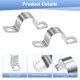 thumbnail image 2 of Uxcell 20-Pack Abrazaderas de Conducto, 1-1/16" Abrazadera de Tubería Rígida de Acero Inoxidable 304 M27 Soporte de Tubería para Fontanería, 2 of 7