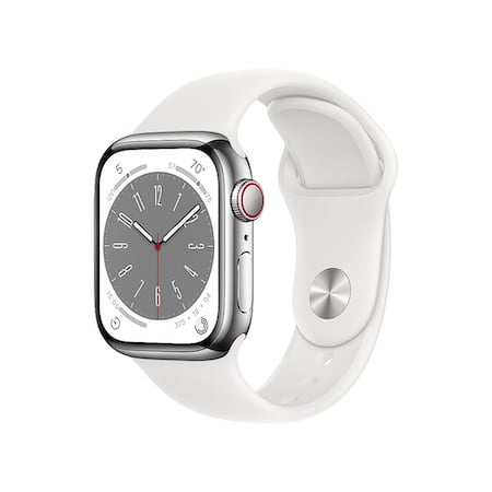 Restored Apple Watch Series 8 41mm (GPS + Cellular) Stainless Steel Case (Refurbished)