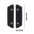thumbnail image 3 of 2Pcs 3-Bar Car Door Bumper Guards, Anti-Collision & Anti-Scratch Protector Strips, Decorative Door Edge Trim for SUV Off-Road Vehicles Rear Door, 3 of 8