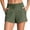 #04 Green 【Mix & Match: Stock Up on Your Favorite Colors】, variant on Women's Soft Comfy Elastic High Waist Drawstring Shorts with Pockets, Tummy Control Slimming Fit Yoga Workout Running Activewear, Casual Lounge Beach Summer Daily Shorts | TruHer,Black M